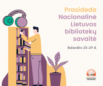 Prasideda 20-oji Nacionalinė Lietuvos bibliotekų savaitė