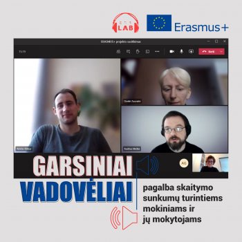 Erasmus + projektas apie garsinių vadovėlių ir mokomosios medžiagos kūrimą