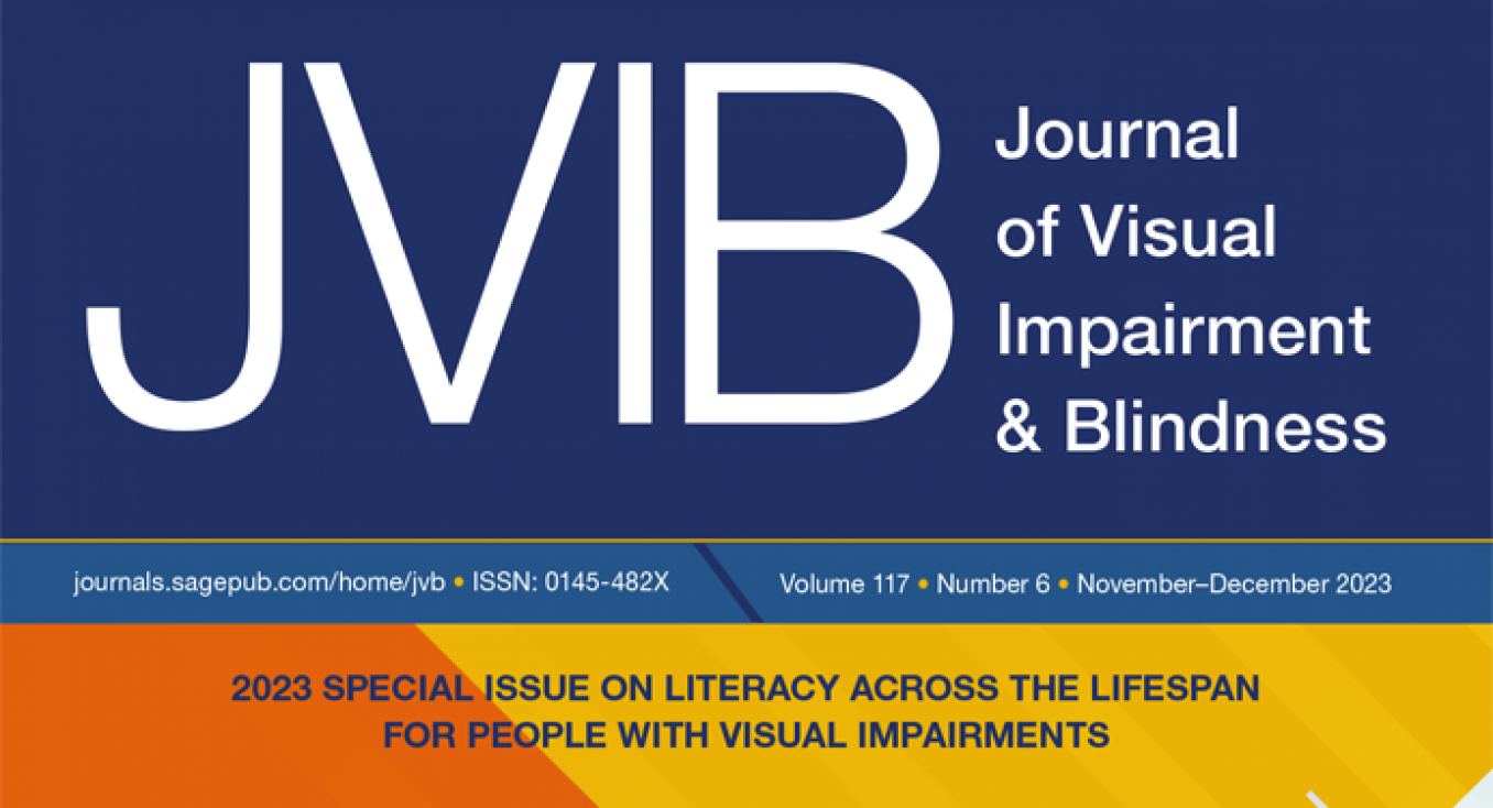 „Journal of Visual Impairment and Blindness“ 2023 metų šeštojo numerio apžvalga
